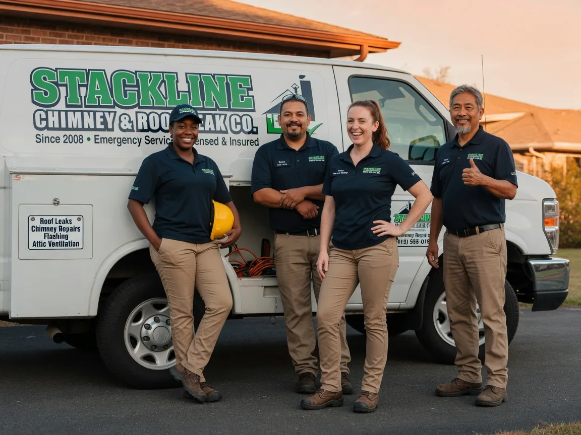 Chimney flashing repair company in Winona, TX